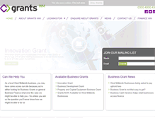 Tablet Screenshot of grantswm.com